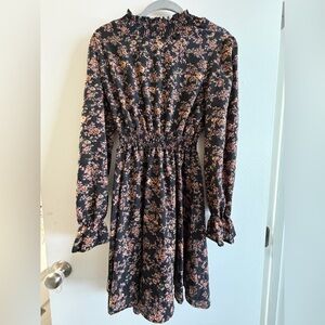 Floral Long Sleeve Dress